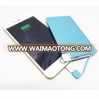 mobile phone power supply ultra slim credit card power bank 4000mah