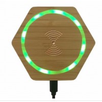 wooden wireless fast charger