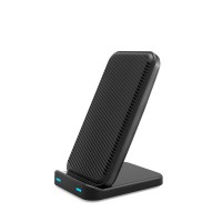 Amazon hot!!! wireless stand qi felt charger best wireless charger phone stand chargeur sans fil en acier with KC KCC